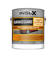 CITY PAINT & ACE HARDWARE GarageGuard is a water-based, catalyzed epoxy that delivers superior chemical, abrasion, and impact resistance in a durable, semi-gloss coating. Can be used on garage floors, basement floors, and other concrete surfaces. GarageGuard is cross-linked for outstanding hardness and chemical resistance.

Waterborne 2-part epoxy
Durable semi-gloss finish
Will not lift existing coatings
Resists hot tire pick-up from cars
Recoat in 24 hours
Return to service: 72 hours for cool tires, 5-7 days for hot tiresboom